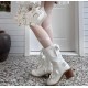 Sheep Puff Sheep's Little Hooves Short Boots(Limited Pre-Order/6 Colours/Full Payment Without Shipping)